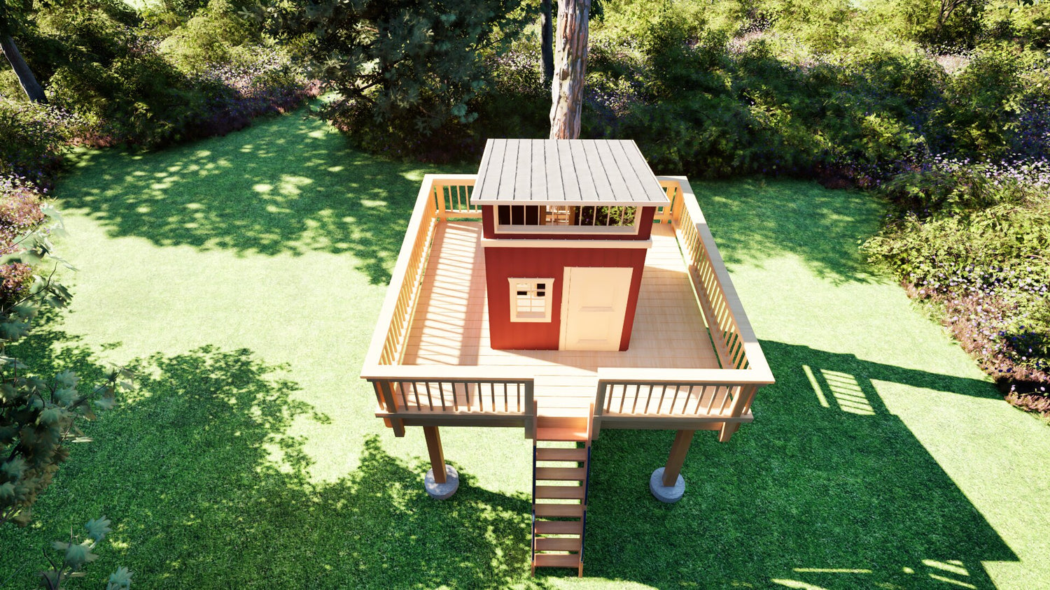 Tree Top Playhouse LODGE XL - 12&