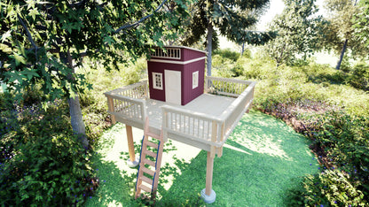 Tree Top Playhouse LODGE XL - 12&