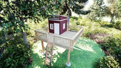 Tree Top Playhouse LODGE XL - 12&