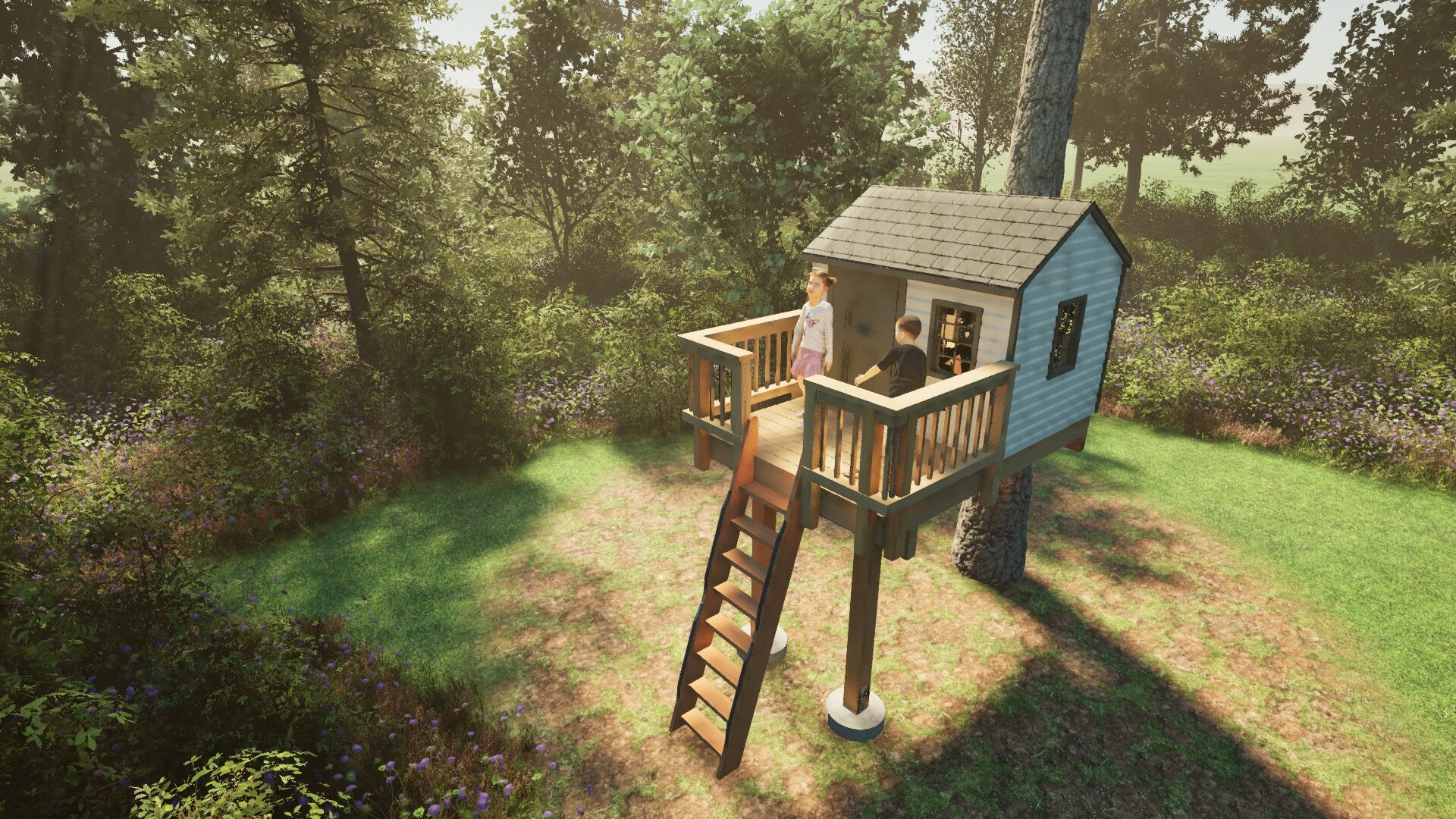 Tree Top Playhouse CABIN - 6&
