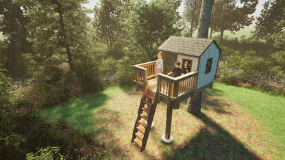 Tree Top Playhouse CABIN - 6&